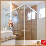 box de vidro banheiro pequeno Jabaquara