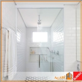 box frontal de correr com vidro valor Vila Andrade