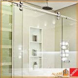 orçamento de box de banheiro com roldanas aparente Ibirapuera