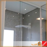 quanto custa box de banheiro com alumínio Chácara Flora