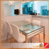 tampo de vidro retangular Cerqueira César